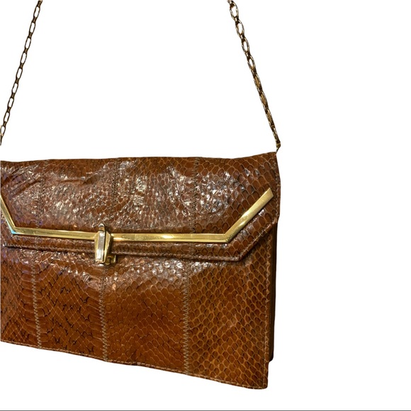 Vintage snake skin leather purse - Picture 4 of 10